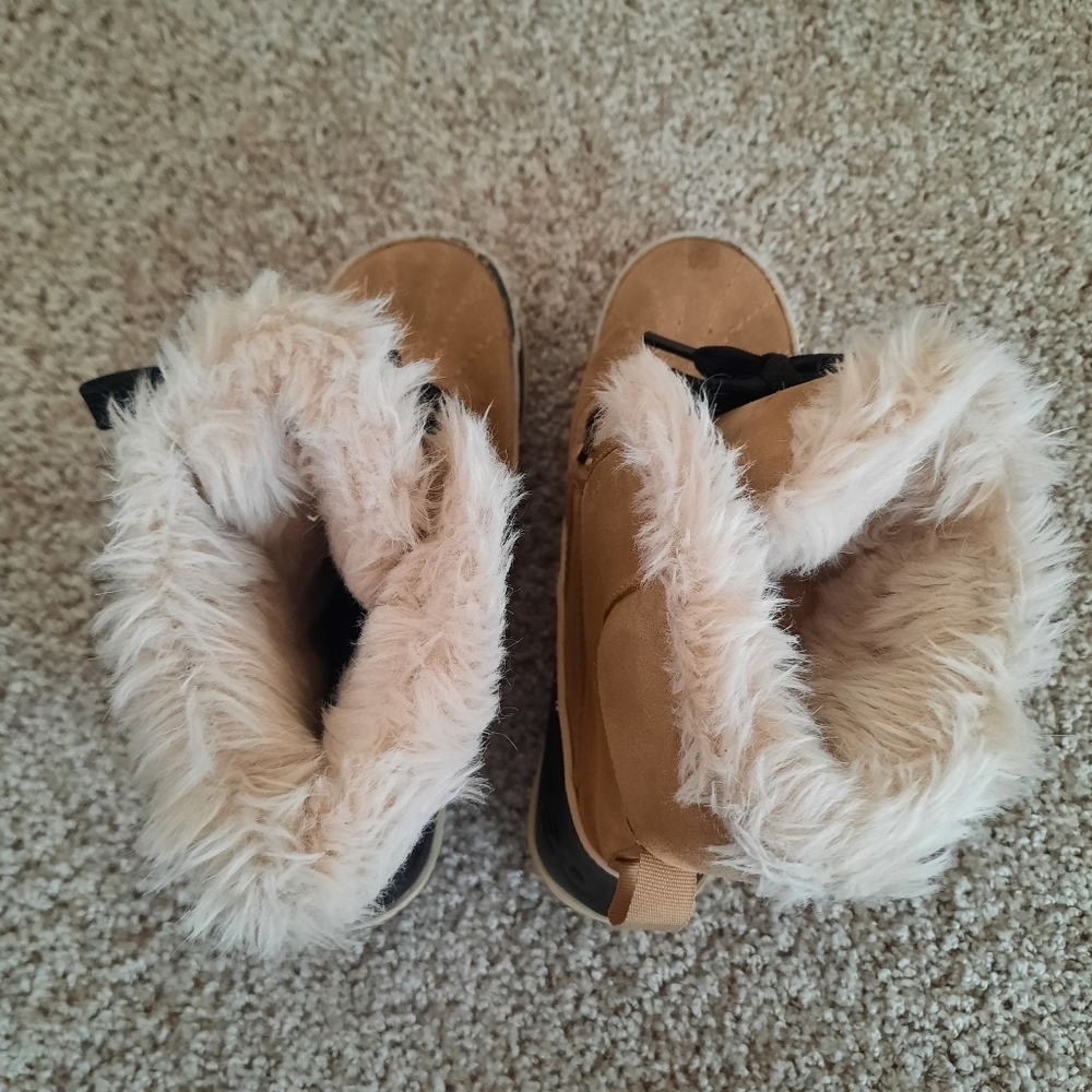 Sorel Tovoli II Suede Curry Tan Waterproof Winter Snow Boots NL2089-373 Size 5 - Picture 6 of 14